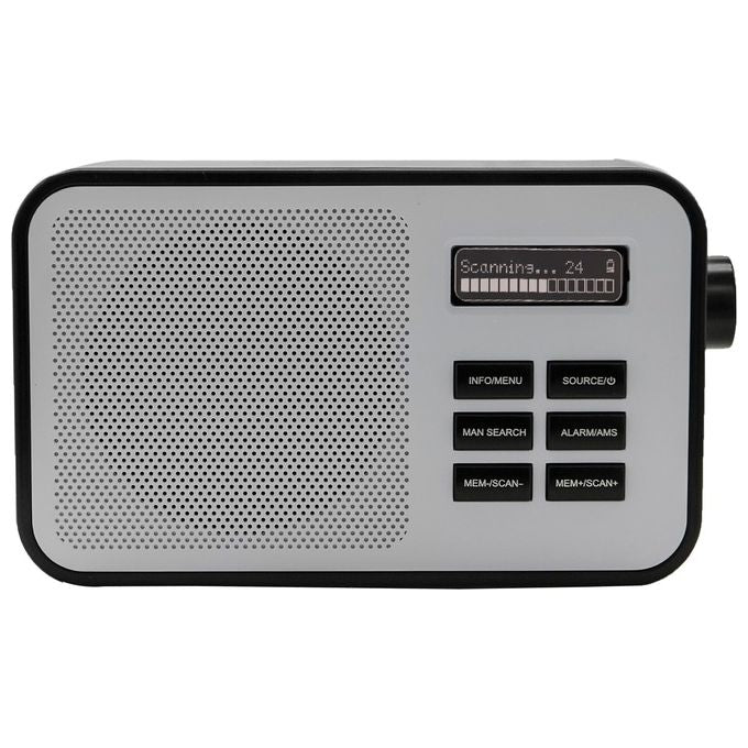 Xtreme Videogames Radio DAB Bluetooth DAB+-FM Batteria Ricaricabile Antenna Telescopica Home