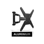 G.b.s. Elettronica AWM-2355-3 PLUS Supporto in Alluminio per Flat-Tv 23''-55'' Max 35Kg 2 Bracci  3 Snodi