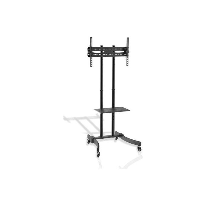 G.b.s. Elettronica PRO-3770 Supporto per Tv 37-70'' da Terra Altezza Regolabile 1335-1495mm Max 40Kg con Ruote