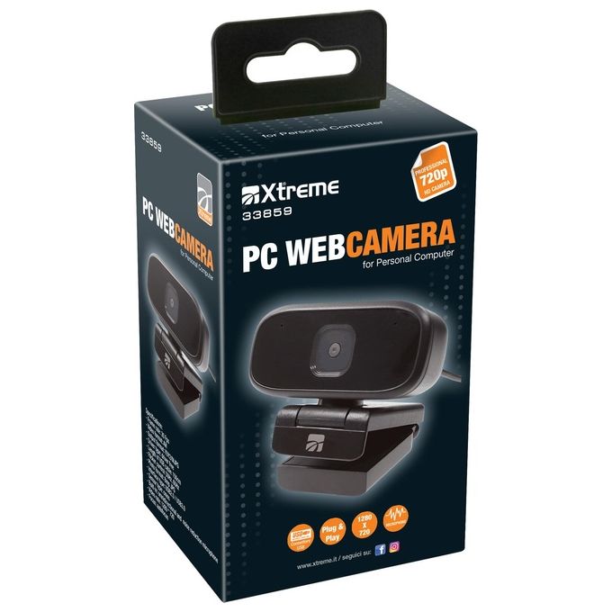Xtreme Webcam Usb HD con Microfono HD 720p