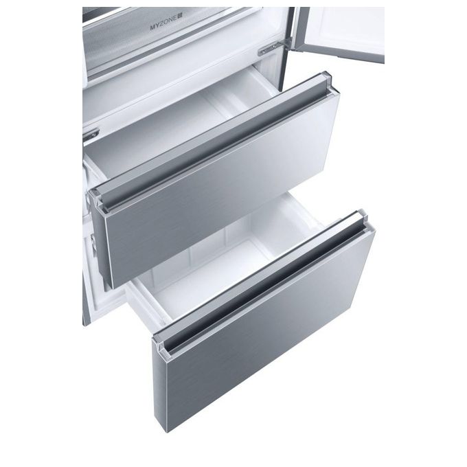 Haier FD15FPAA Frigorifero Side by Side 446 Litri Classe energetica F Total No Frost Scomparto My zone 190 cm Inox