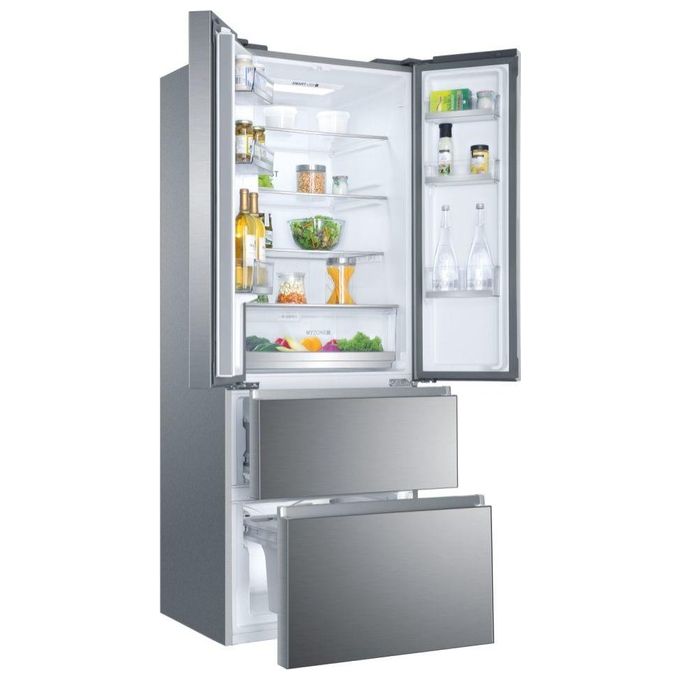 Haier FD15FPAA Frigorifero Side by Side 446 Litri Classe energetica F Total No Frost Scomparto My zone 190 cm Inox