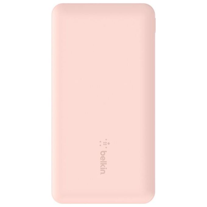 Belkin Powerbank 10.000mAh rosa 15WUSB-A-C cavo 15cm BPB011btRG