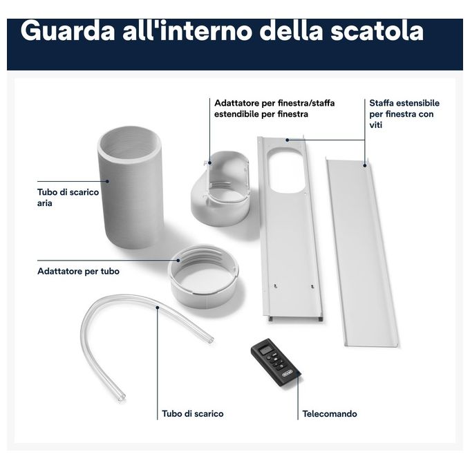 DeLonghi Pinguino PAC EM82 Condizionatore Portatile Silenzioso