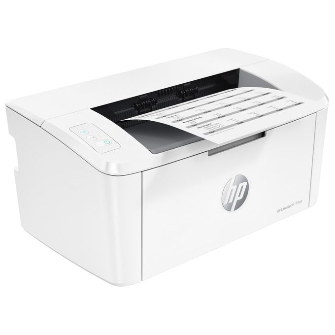 HP LaserJet M110we 7MD66E, Stampante a Singola Funzione Laser A4 Monocromatica, Stampa Fronte e Retro Manuale in b-n, 20 ppm, Wi-Fi, HP Smart, 6 Mesi di Piano Toner Instant Ink incluso con HP+, Bianca