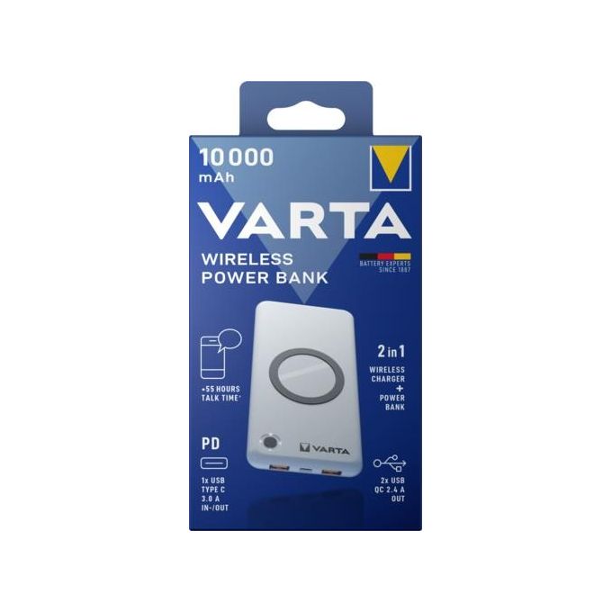 Varta Wireless Power Bank 10000 anc Charger USB-C 18W