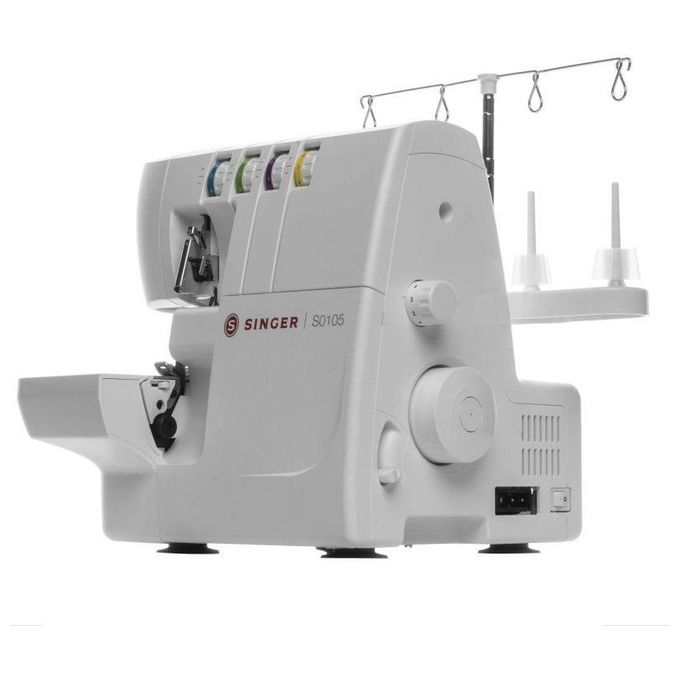 Singer S0105 Tagliacuci con Differenziale 2 Aghi 4 Fili 1.300 Punti al minuto Luce Led Incorporata
