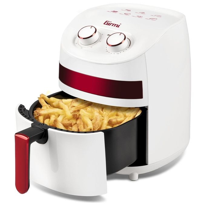 Girmi FG9301 EcoFrit Compact Friggitrice ad Aria 3,2 Litri 1000W Bianco