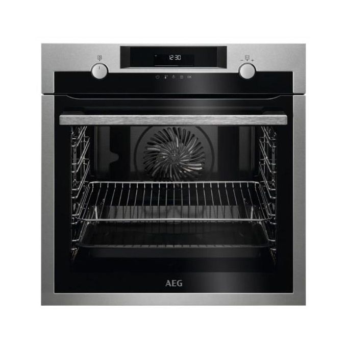 Aeg BPE535270M Forno Elettrico da incasso SurroundCook Capacita' 71 Litri Classe energetica A+ 9 Programmi Wifi 56 cm Acciaio inossidabile