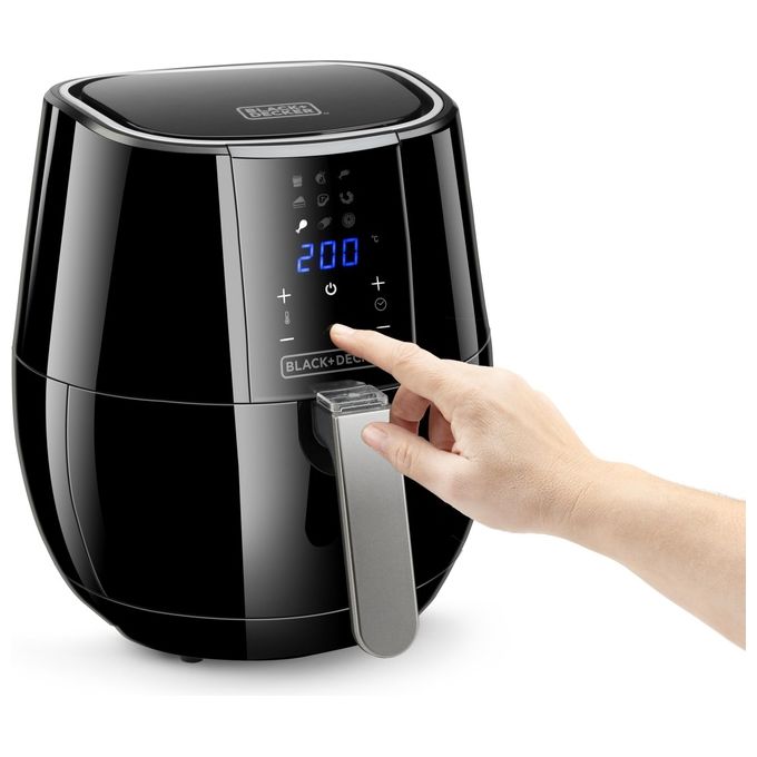 Black+Decker BXAF3500E Friggitrice ad Aria Digitale 1500W 3.5 Litri