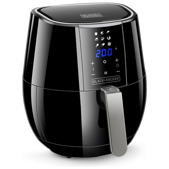 Black+Decker BXAF3500E Friggitrice ad Aria Digitale 1500W 3.5 Litri