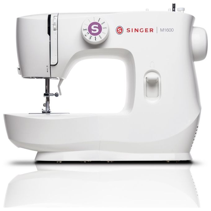 SINGER Macchina Da Cucire M1605 Numero Di Punti 6 Numero Di Asole 1 Bianco