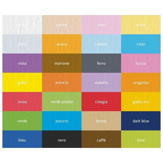 Fabriano Confezione 20 Facolore Arancio 50x70cm