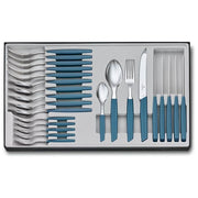 Victorinox Swiss Modern set di posate 24 pz. blu
