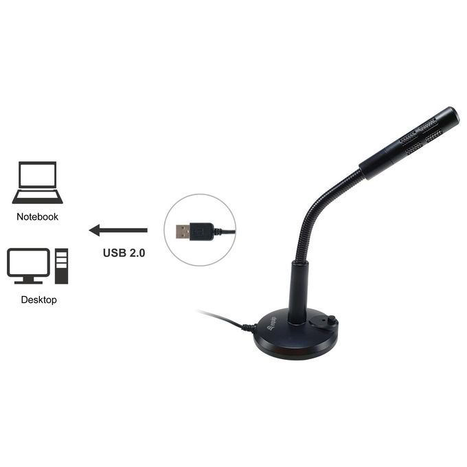 Conceptronic 245340 Microfono Usb da Tavolo