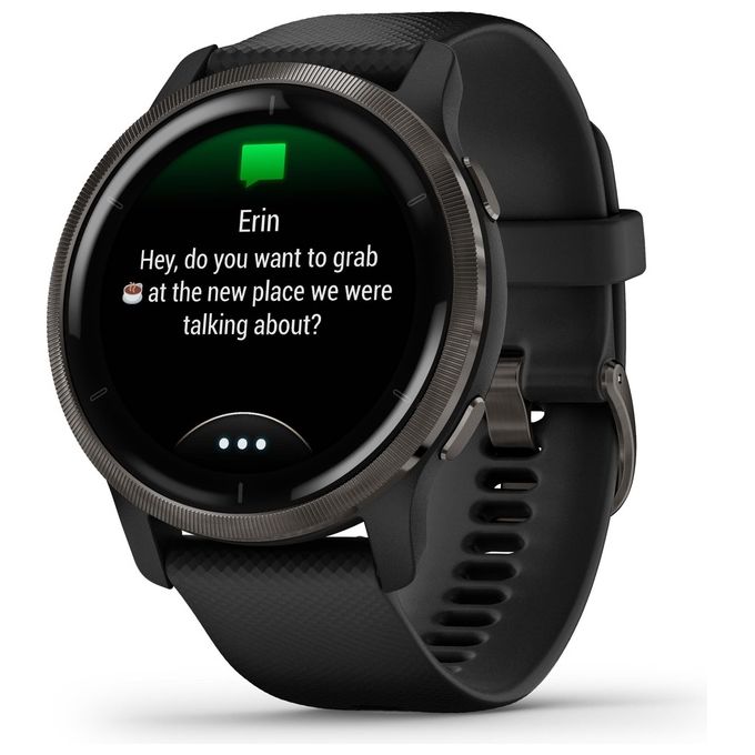 Garmin Venu 2 45mm 1.3'' Amoled GPS Sport Salute Notifiche Slate - Black