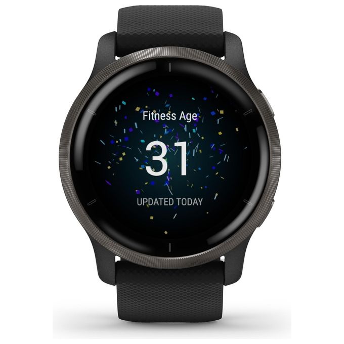 Garmin Venu 2 45mm 1.3'' Amoled GPS Sport Salute Notifiche Slate - Black