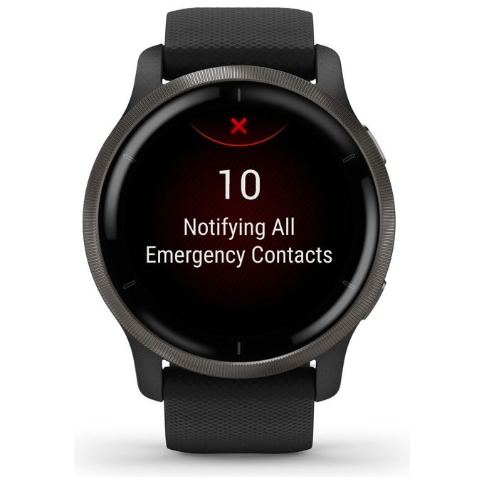Garmin Venu 2 45mm 1.3'' Amoled GPS Sport Salute Notifiche Slate - Black