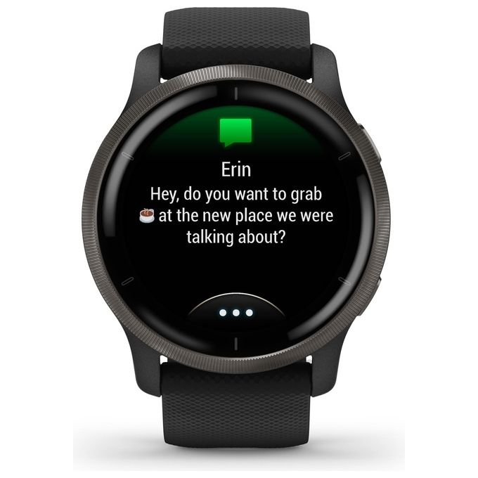 Garmin Venu 2 45mm 1.3'' Amoled GPS Sport Salute Notifiche Slate - Black