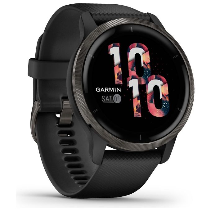Garmin Venu 2 45mm 1.3'' Amoled GPS Sport Salute Notifiche Slate - Black