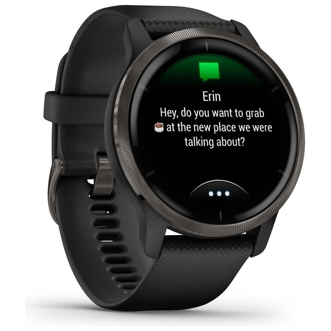 Garmin Venu 2 45mm 1.3'' Amoled GPS Sport Salute Notifiche Slate - Black