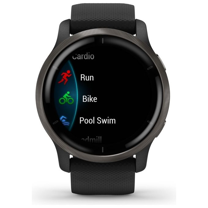 Garmin Venu 2 45mm 1.3'' Amoled GPS Sport Salute Notifiche Slate - Black