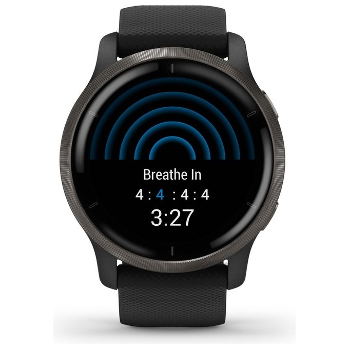 Garmin Venu 2 45mm 1.3'' Amoled GPS Sport Salute Notifiche Slate - Black