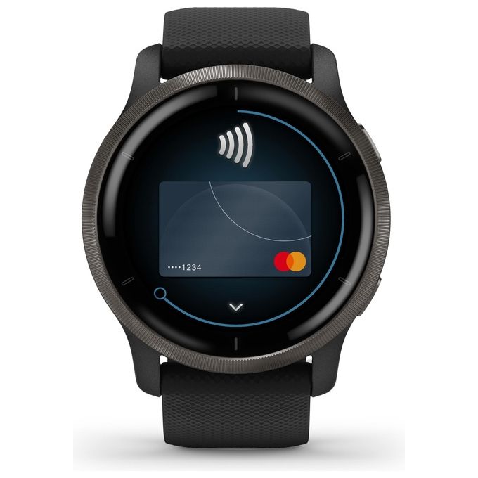 Garmin Venu 2 45mm 1.3'' Amoled GPS Sport Salute Notifiche Slate - Black