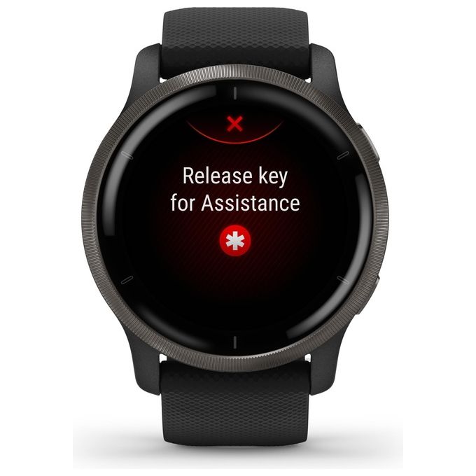 Garmin Venu 2 45mm 1.3'' Amoled GPS Sport Salute Notifiche Slate - Black