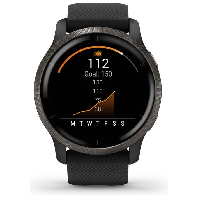 Garmin Venu 2 45mm 1.3'' Amoled GPS Sport Salute Notifiche Slate - Black