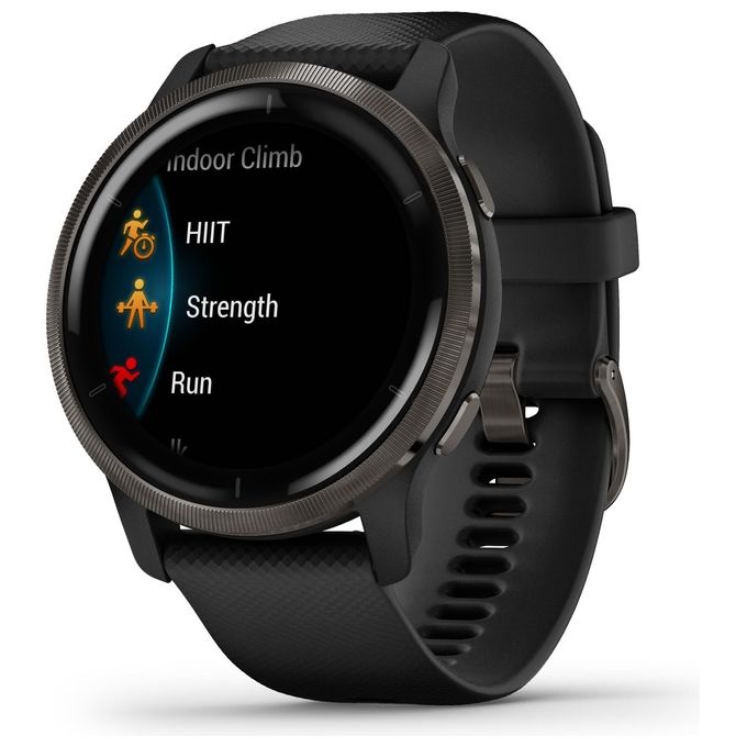 Garmin Venu 2 45mm 1.3'' Amoled GPS Sport Salute Notifiche Slate - Black