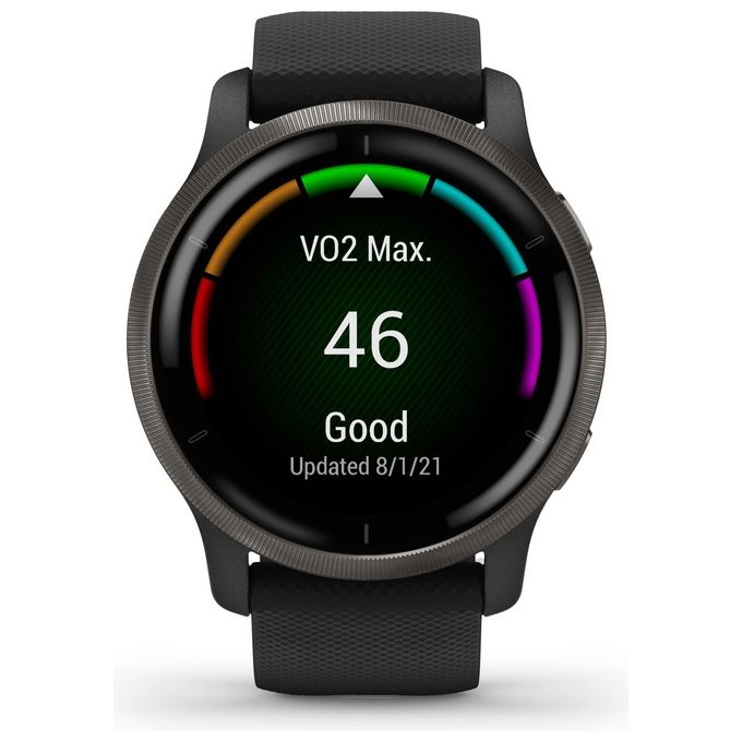 Garmin Venu 2 45mm 1.3'' Amoled GPS Sport Salute Notifiche Slate - Black