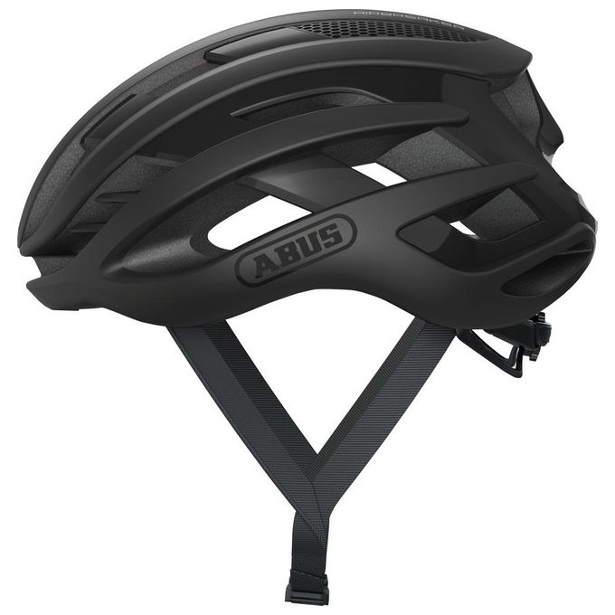 Abus Casco Bicicletta Strada AirBreaker Velvet Black taglia L