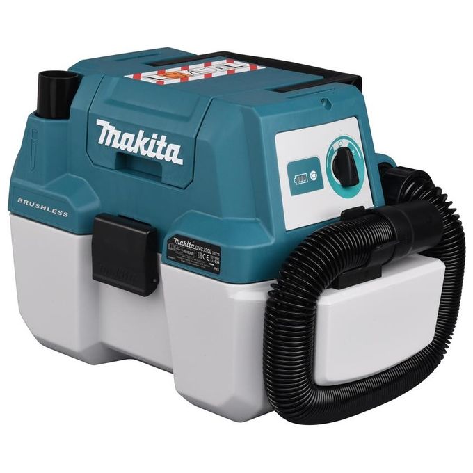 Makita DVC750LZX3 Aspirapolvere a Batteria 18V senza Caricatore