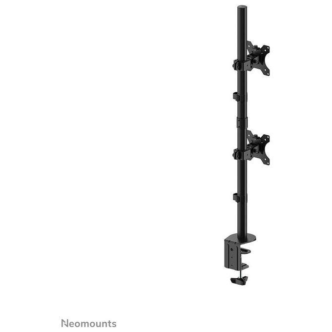 NewStar Montaggio a Scrivania per 2 Display Lcd Tilt and Swivel Nero Dimensione Schermo 10''-32