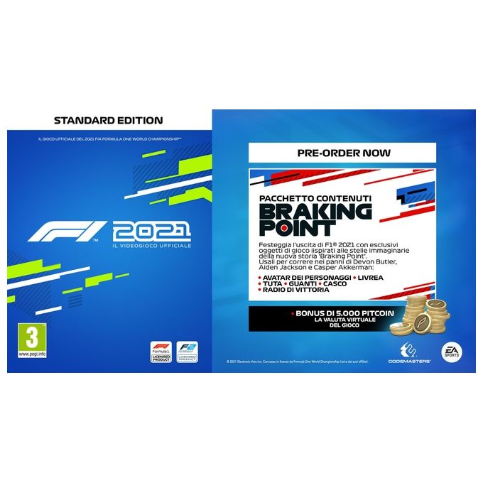Electronic Arts F1 2021 per PlayStation 5
