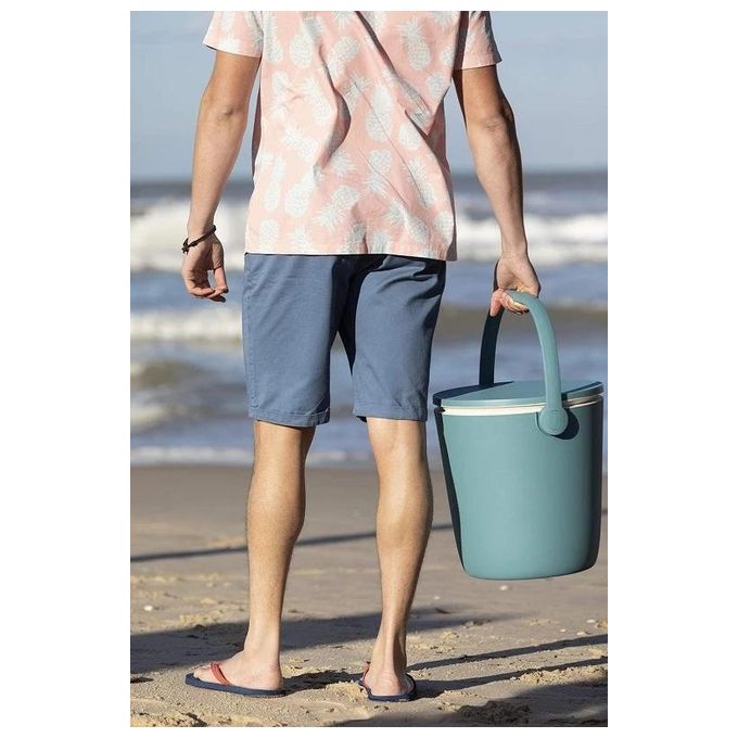 Keter GO BAR Tavolino Portatile Portaghiaccio Ocean-White Cm. 38X38X37,5H 16 Lt