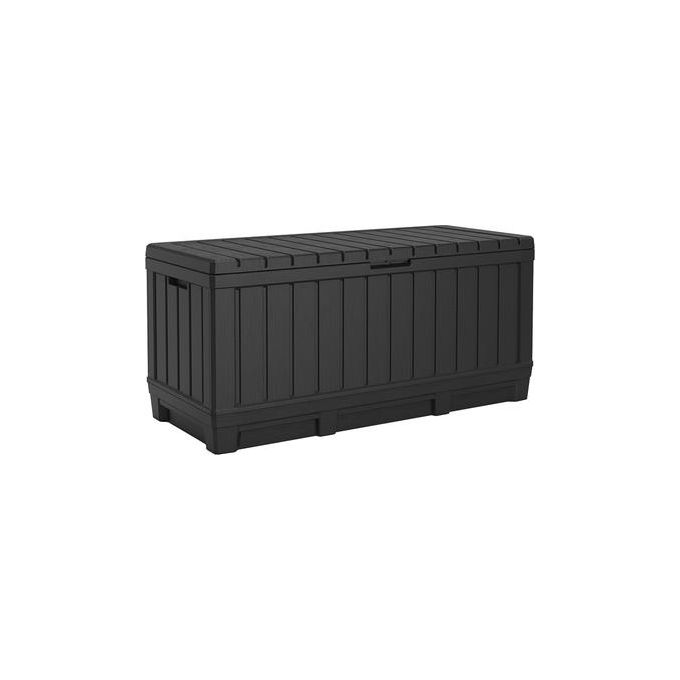 Keter Baule Grafite 350 Litri In Resina Con Ruote Ideale Per Giardino E Esterni Dimensioni 128X53 6X59H Cm Multiuso E Resistente