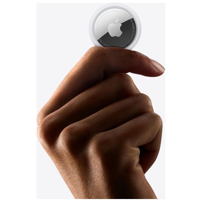 Apple AirTag Cercatore Argento e Bianco IP67 Bluetooth NFC per iOS 14.5+