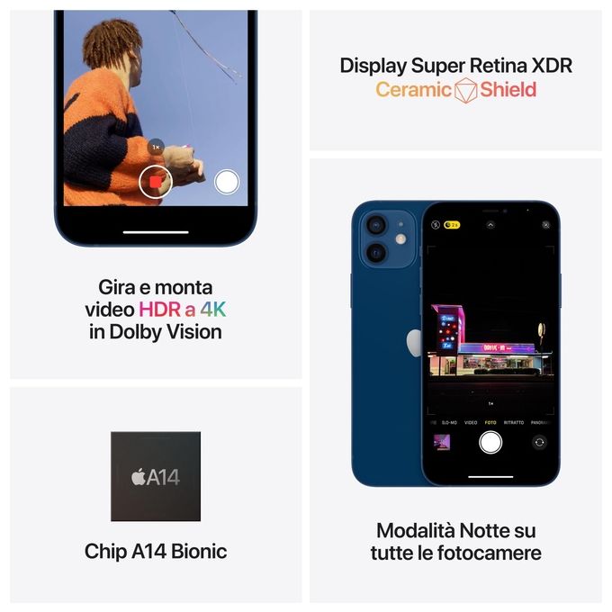 Apple iPhone 12 128Gb 6.1'' Viola Italia