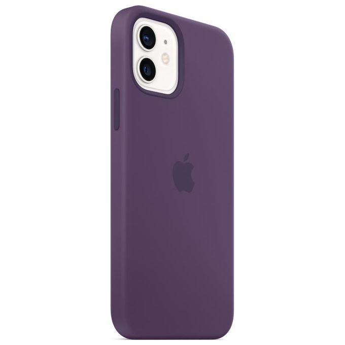 Apple Custodia MagSafe in Silicone per iPhone 12-iPhone 12 Pro Ametista