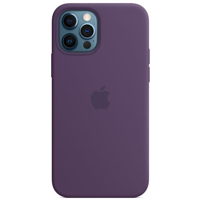 Apple Custodia MagSafe in Silicone per iPhone 12-iPhone 12 Pro Ametista