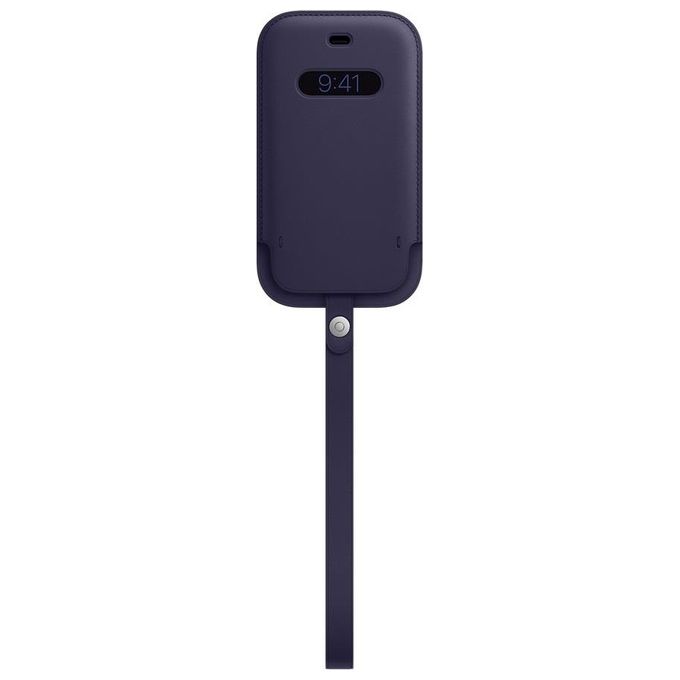Apple Custodia a Tasca MagSafe in Pelle per iPhone 12 Mini- Viola Profondo