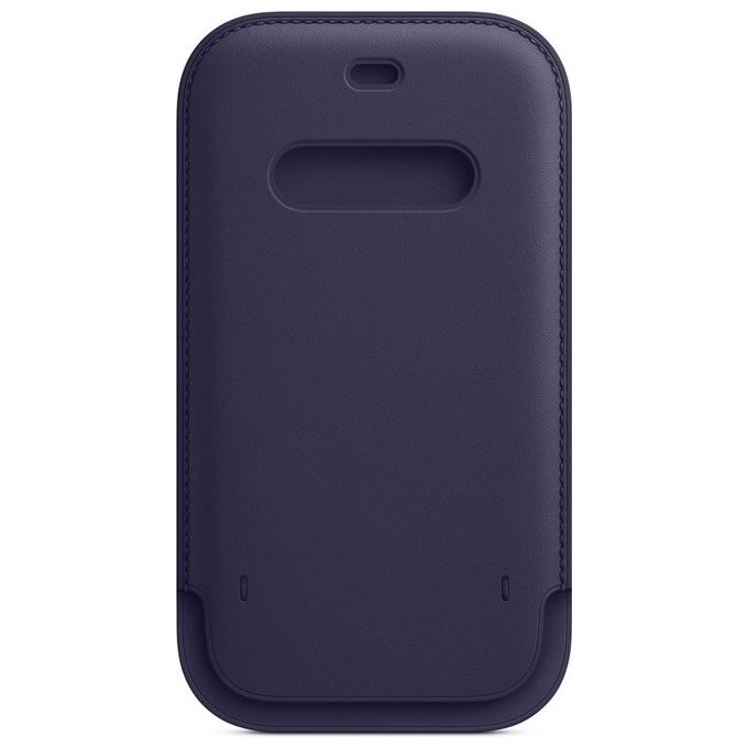 Apple Custodia a Tasca MagSafe in Pelle per iPhone 12-iPhone 12 Pro Viola Profondo