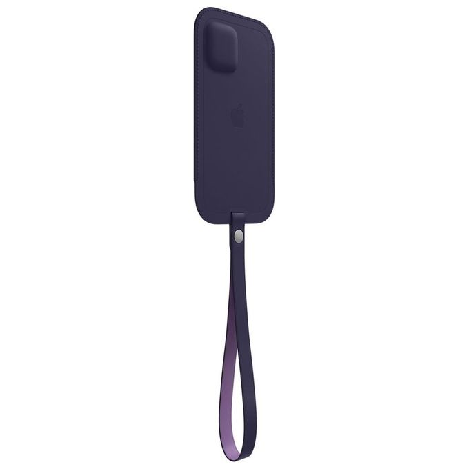 Apple Custodia a Tasca MagSafe in Pelle per iPhone 12 Pro Max Viola Profondo