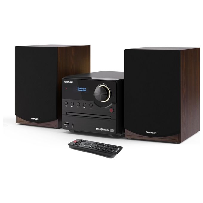 Sharp XL-B517D Microsistema Audio per la Casa 45W Marrone