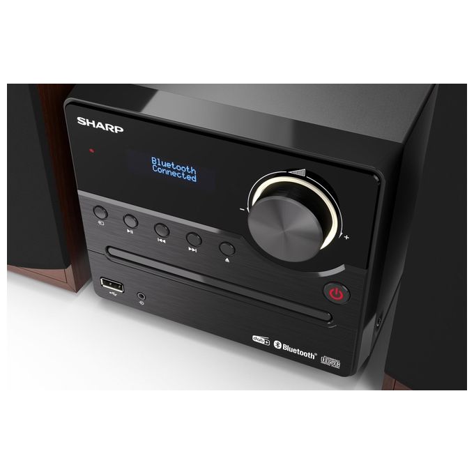 Sharp XL-B517D Microsistema Audio per la Casa 45W Marrone