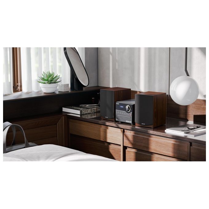 Sharp XL-B517D Microsistema Audio per la Casa 45W Marrone