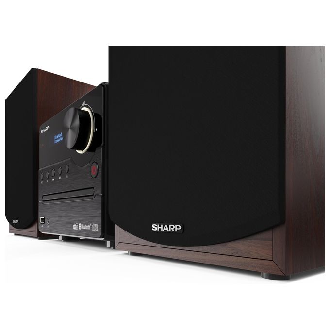 Sharp XL-B517D Microsistema Audio per la Casa 45W Marrone