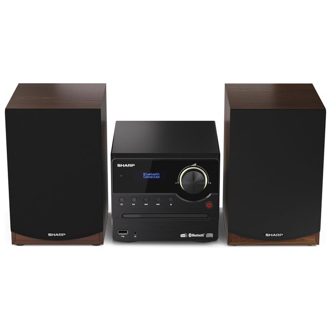 Sharp XL-B517D Microsistema Audio per la Casa 45W Marrone